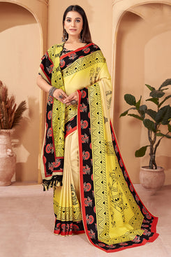 Admyrin Pashmina Traditional Functions Wear Digitally Printed Saree with Shawl